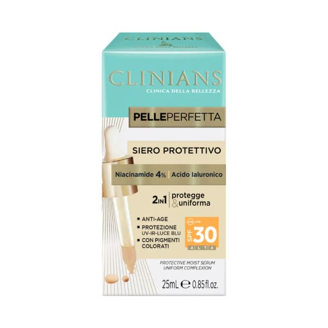 Sérum Facial Protetor Antissinais Clinians Spf30 2 Em 1 – 25ml