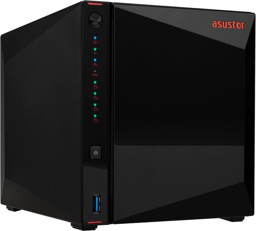 Servidor Nas Storage Asustor AS5404T Intel Celeron N5105 2.0GHz/4GB DDR4/USB/HDMI