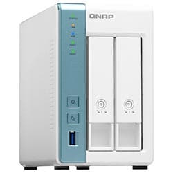 Servidor Nas Storage QNAP TS-231P3 AnnapurnaLabs AL314 de 1.7GHz / 4GB de RAM / 2 Baias / USB / LAN - Branco