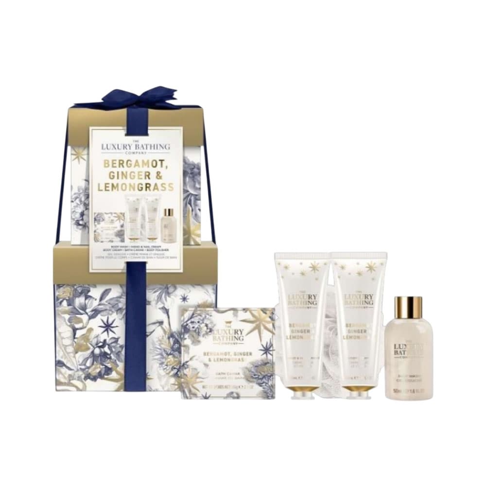 Kit de Banho The Luxury Bathing Bergamota, Gengibre e Capim-limão 5 Peças