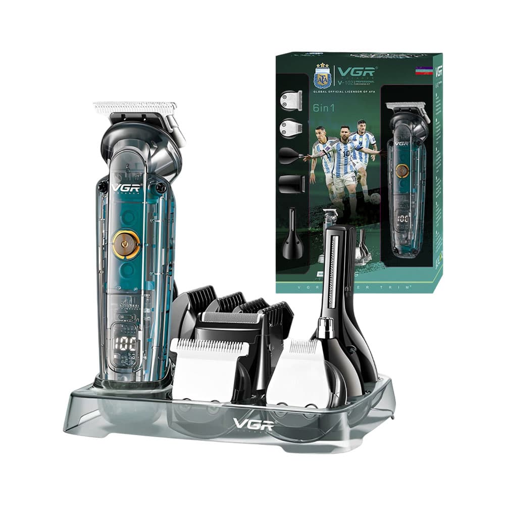Kit Cortador de Cabelo Voyager V-102 6 Em 1 Bivolt
