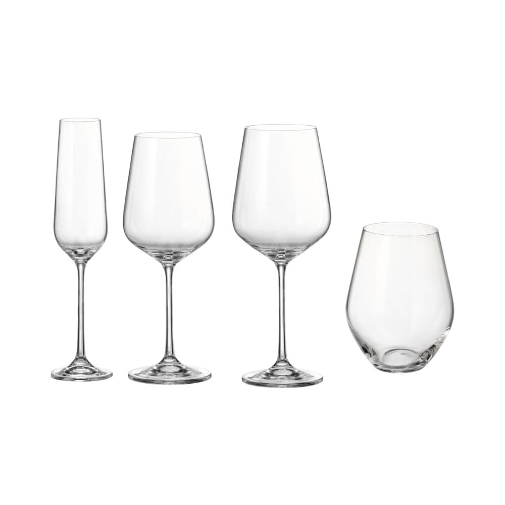 Conjunto de Copos Bohemia Globo 16 Peças