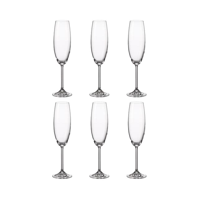 Conjunto de Copos para Champanhe Bohemia Titanium Selection 220ml 6 Peças