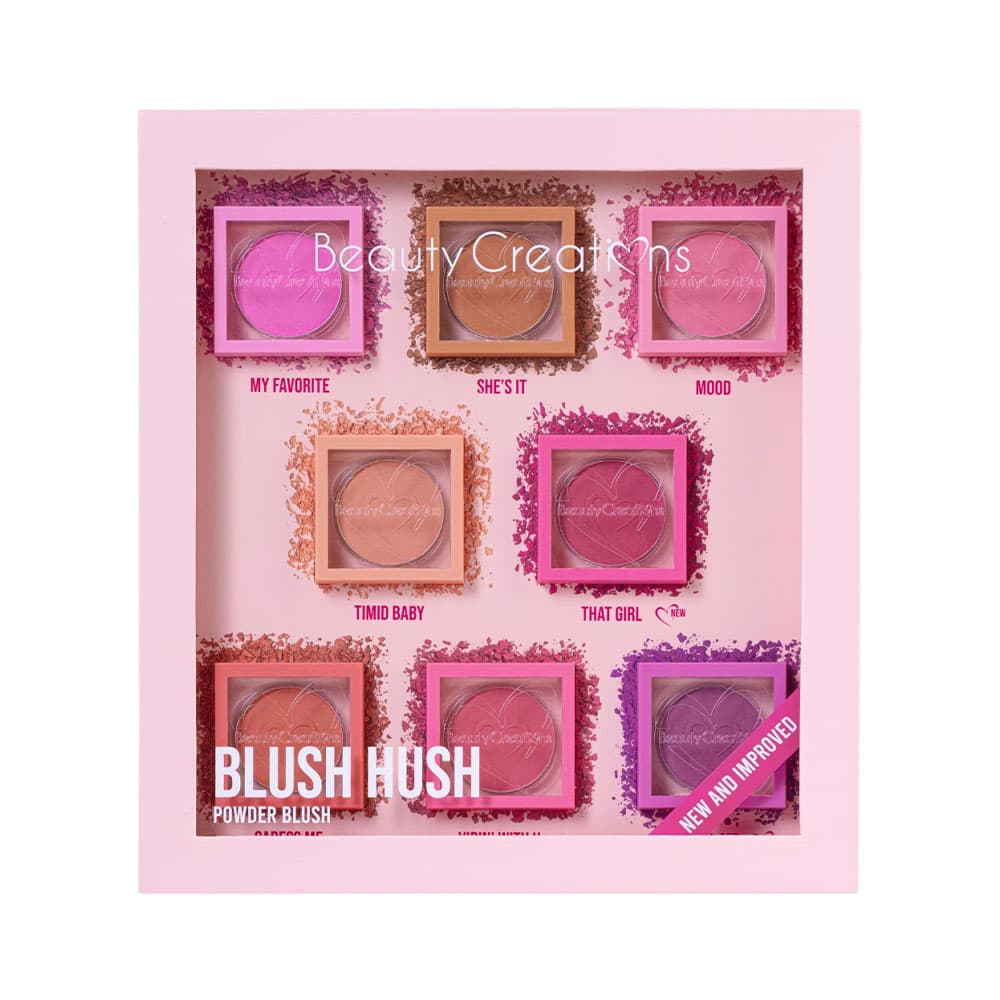 Conjunto de Cosméticos Beauty Creations Blush Hush Powder 8 Peças