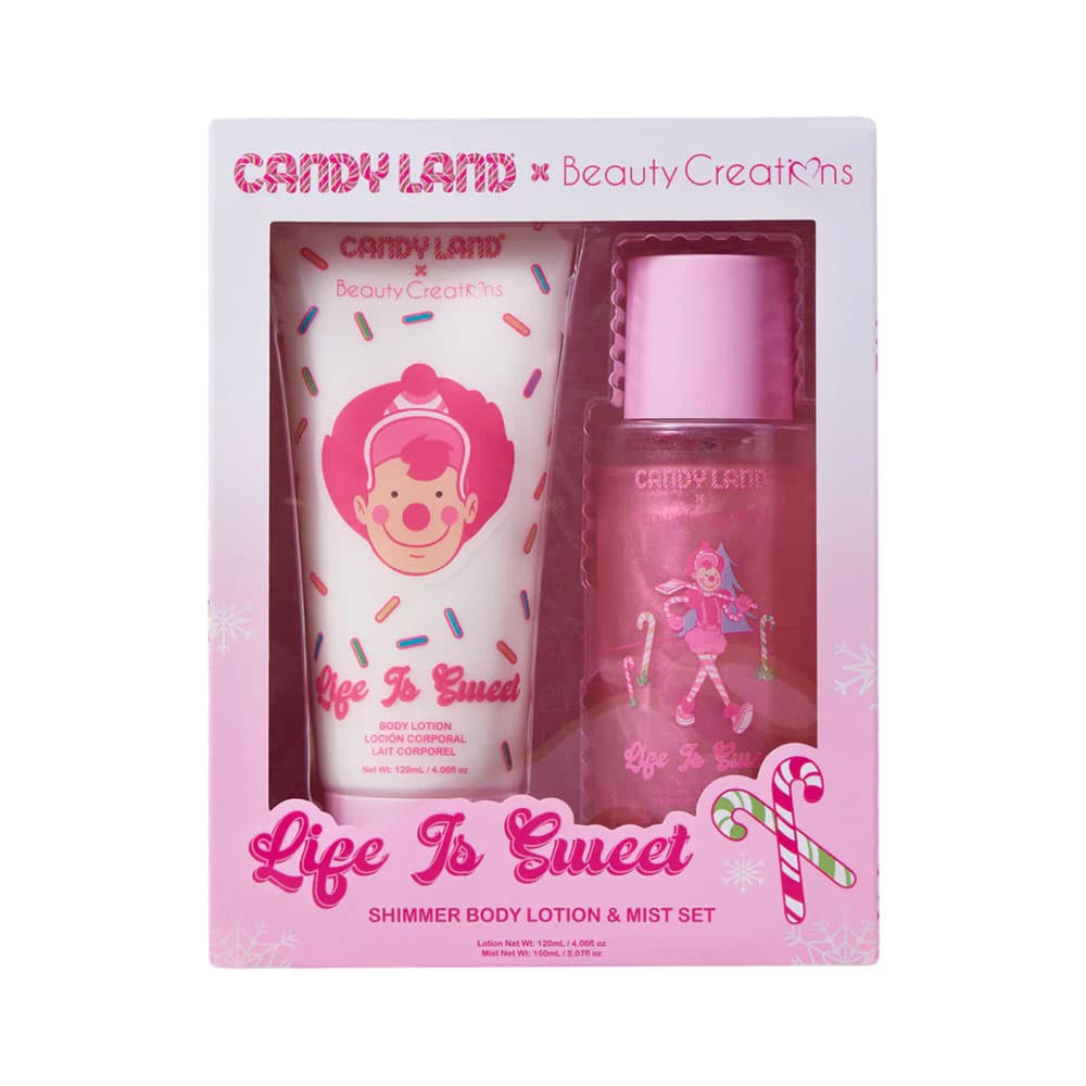 Kit de Cosméticos Beauty Creations Candy Land Life Is Sweet Shimmer 2 Peças