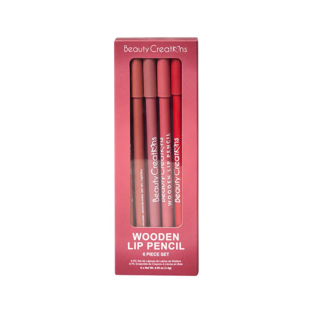 Conjunto de Cosméticos Beauty Creations Lápis de Boca 6 Peças