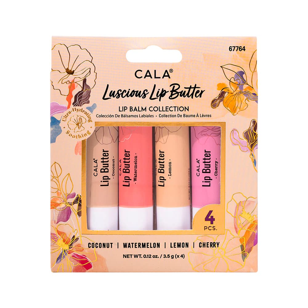 Kit de Cosméticos Cala Luscious Lip Butter 4 Peças