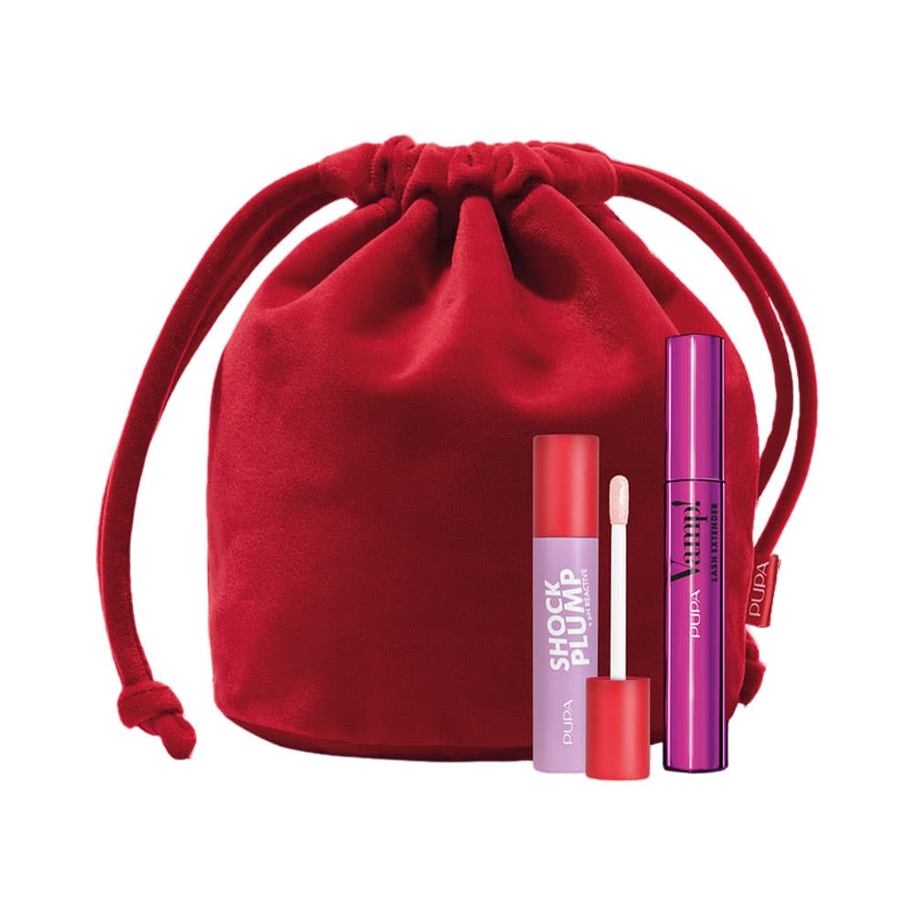 Kit de Cosméticos Pupa Vamp! Lash Extender & Shock Plump 3 Peças