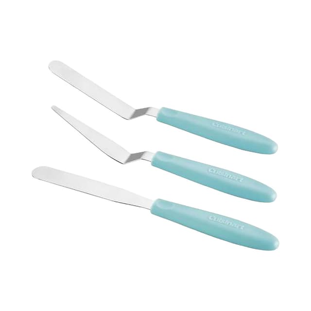 Conjunto de Espátulas Cuisinart Ctg-00-3IS para Glaseado Azul Celeste 3 Peças