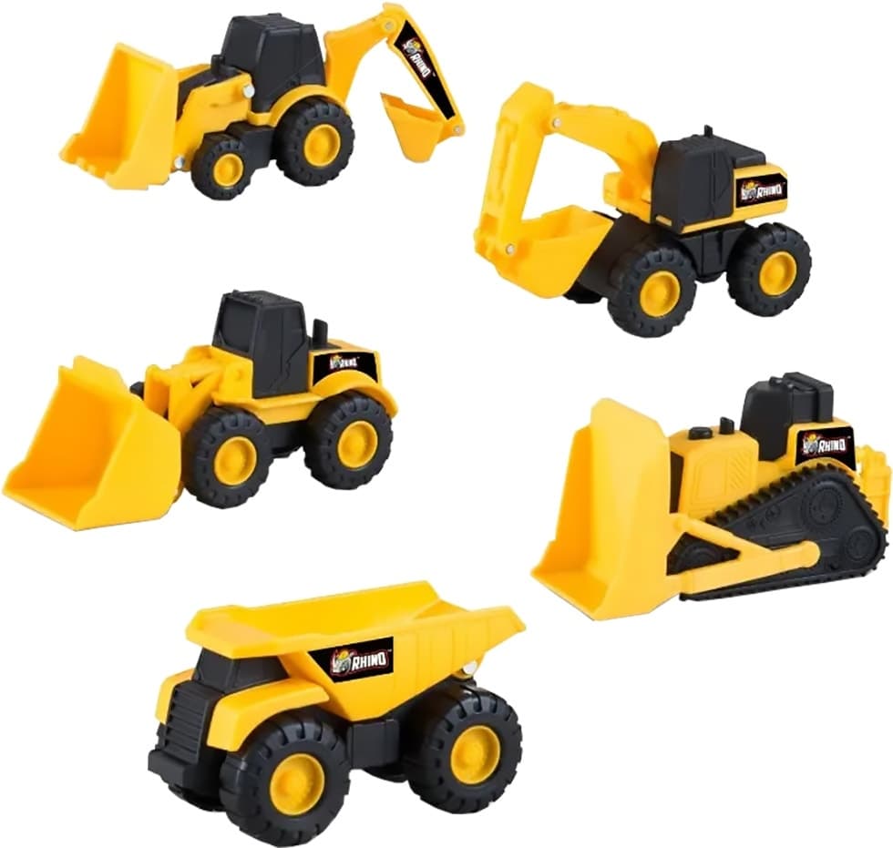 Conjunto de Mini Caminhões Work Crew Nikko Toys 20480