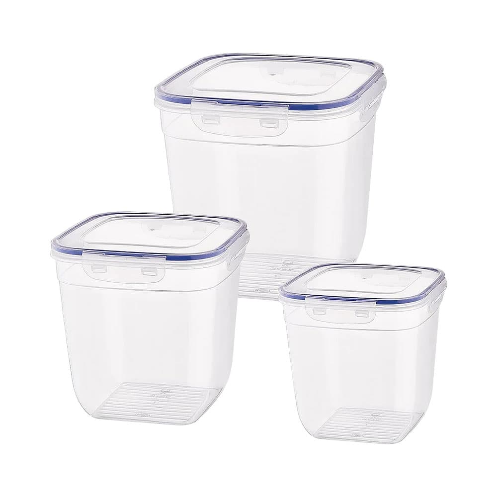 Conjunto de Potes Bager Cook&Lock Bg-592 3 Peças