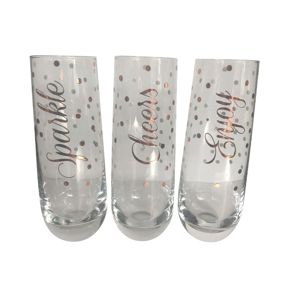 Conjunto de Vasos Santini 3 Peças