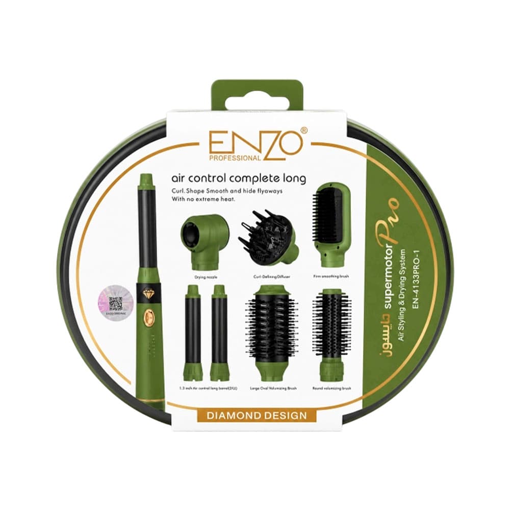Air Fryer Enzo En-4133PRO-4 Air Control Completa Longa Verde 7 Em 1 220V