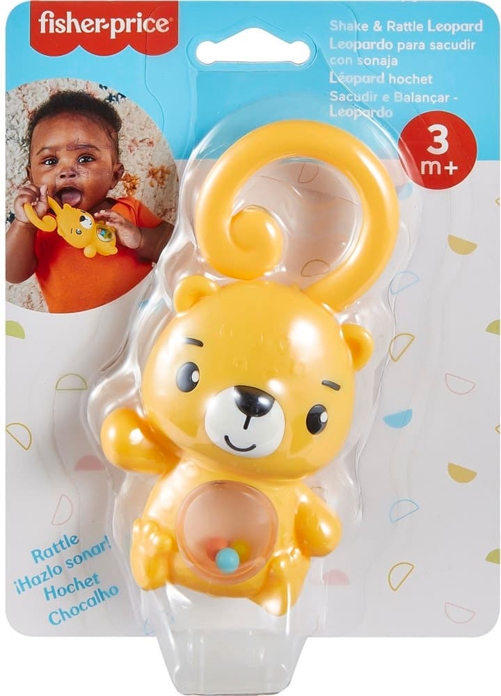 Brinquedo Fisher-Price Shake & Rattle Leopard Hkd71