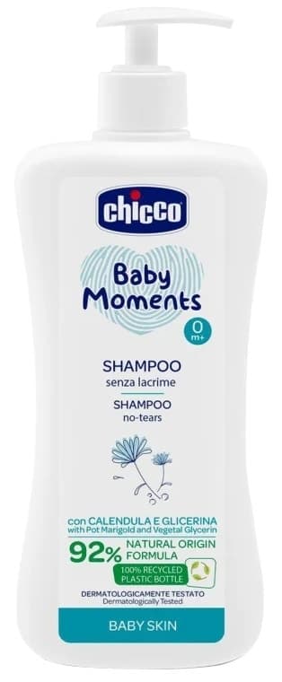 Shampoo Sem Lágrimas Chicco Baby Moments 500mL