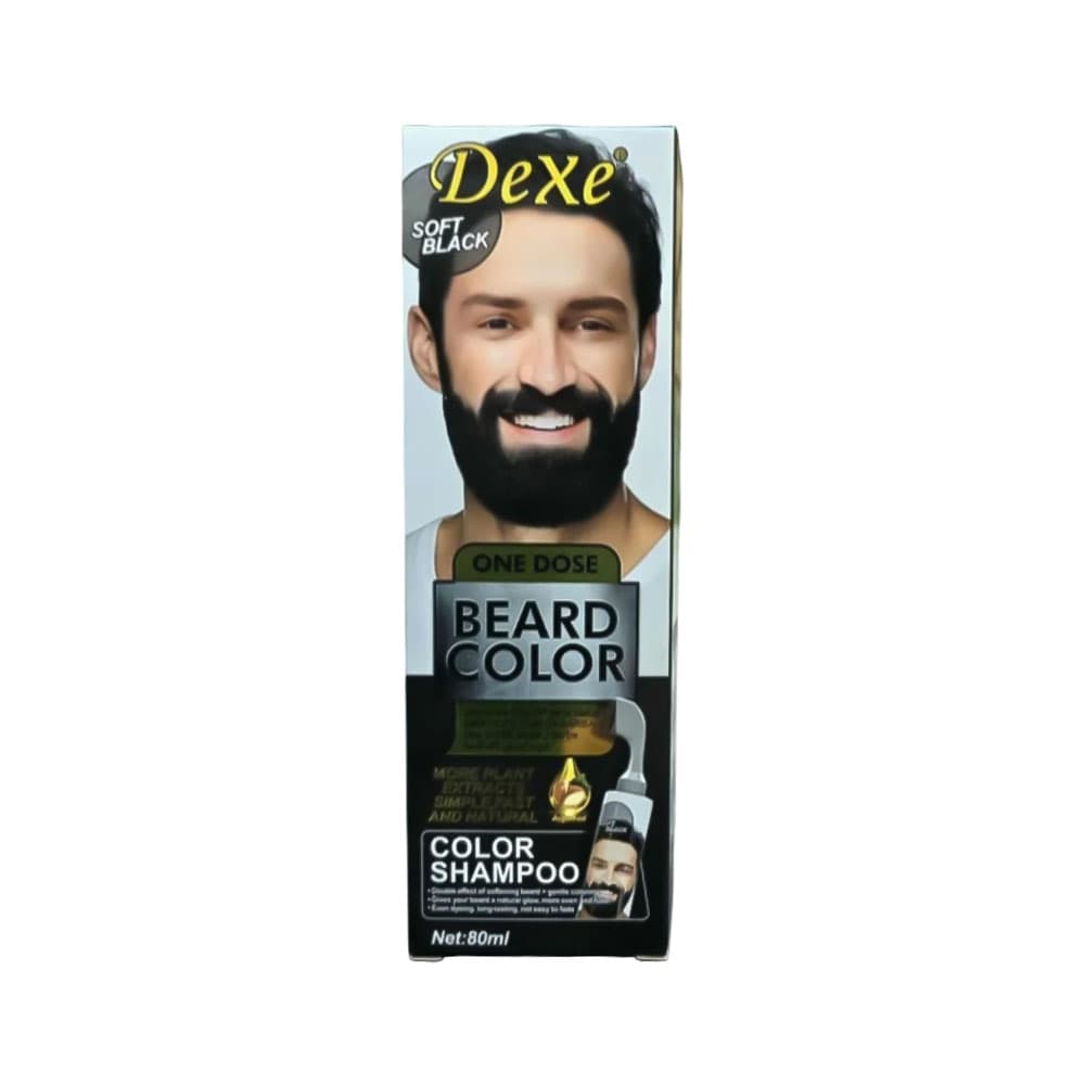 Shampoo Dexe Beard Color Black 80ml