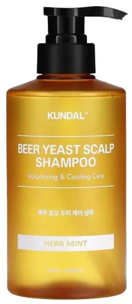 Shampoo Kundal Beer Yeast Scalp Herb Mint - 500mL