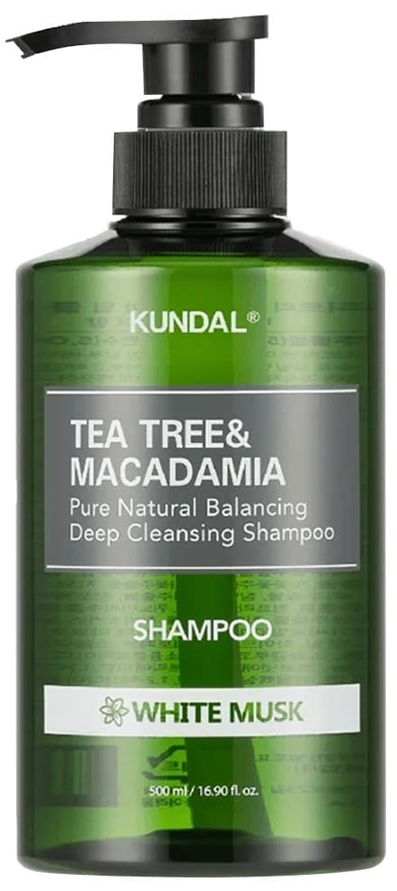 Shampoo Kundal Tea Tree Macadamia | White Musk - 500mL