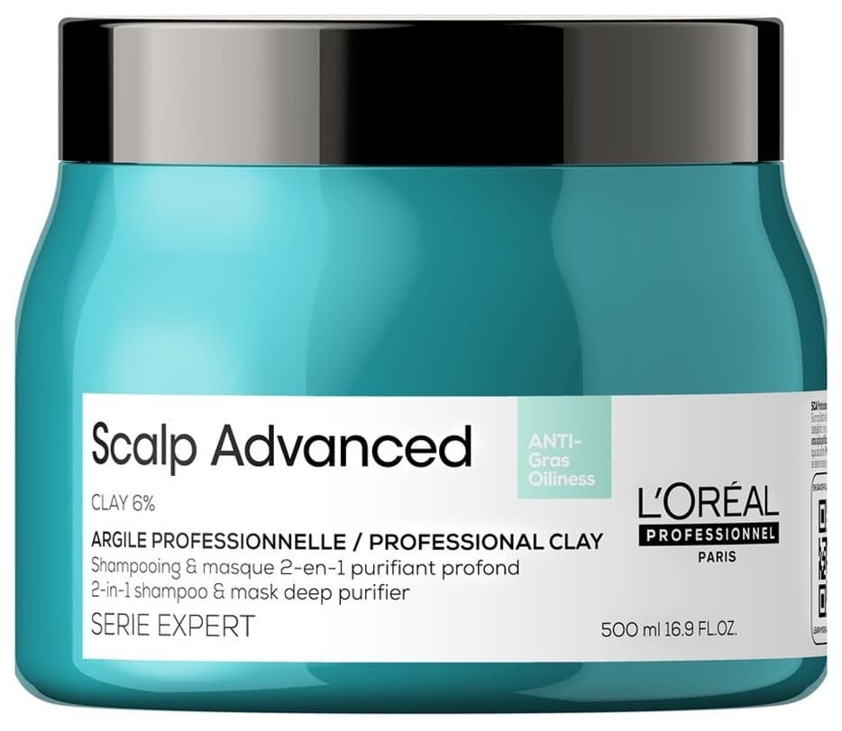 Shampoo L'Oréal Serie Expert Scalp Advanced Clay 6% - 500mL