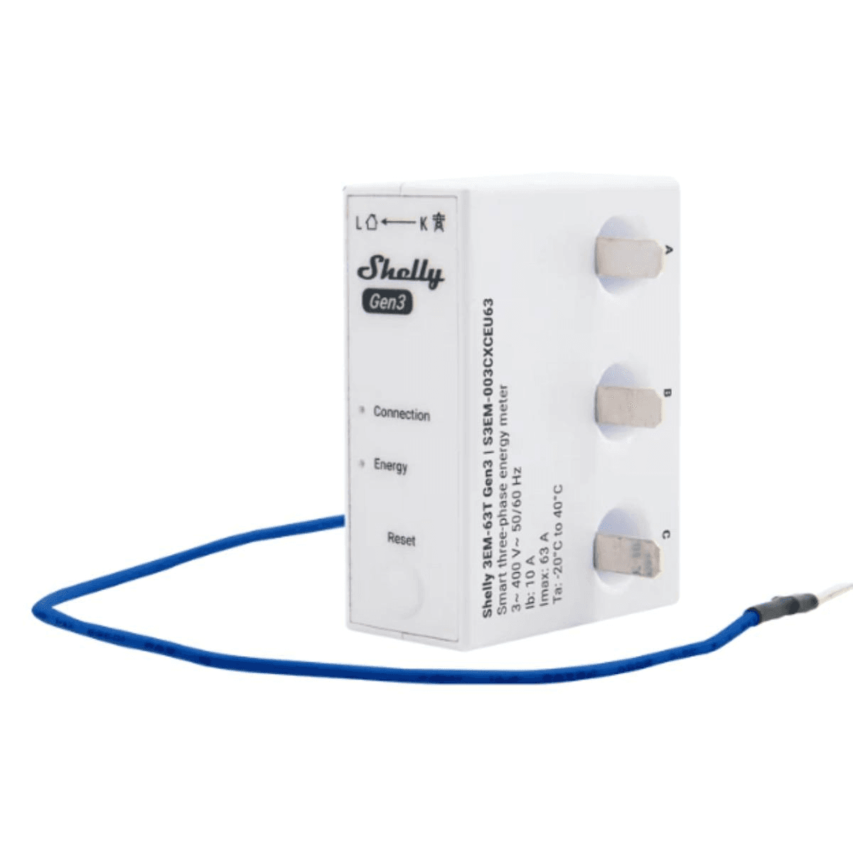 Interruptor Inteligente Shelly 3EM-63T Gen3