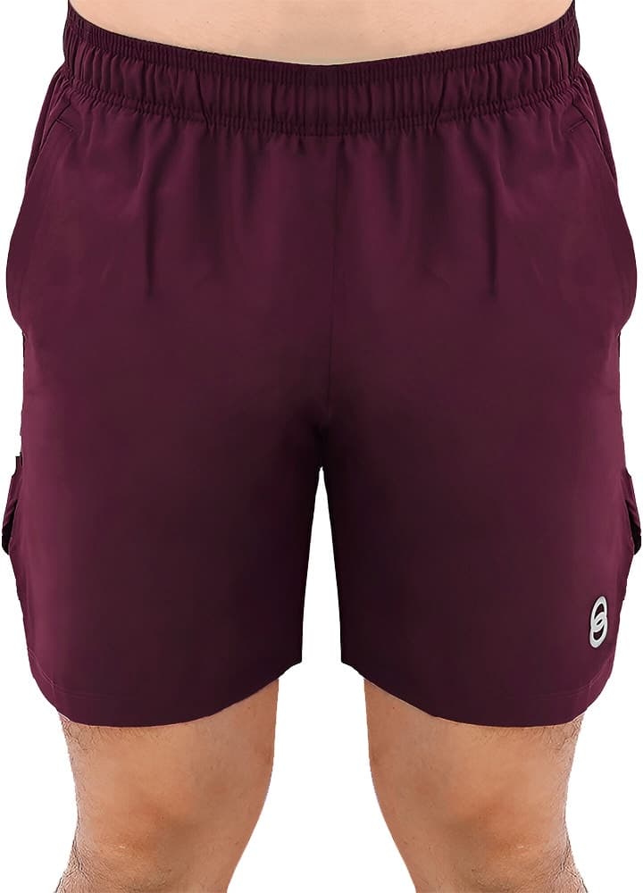 Short Joog Poliéster Bordô Masculino