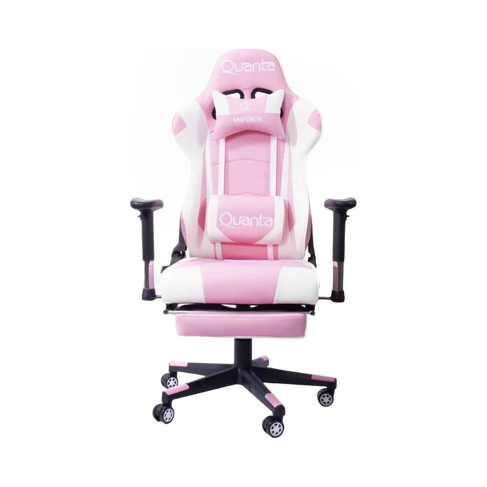 Cadeira Gamer Quanta Emperor Qtgc20 Branco-Rosa