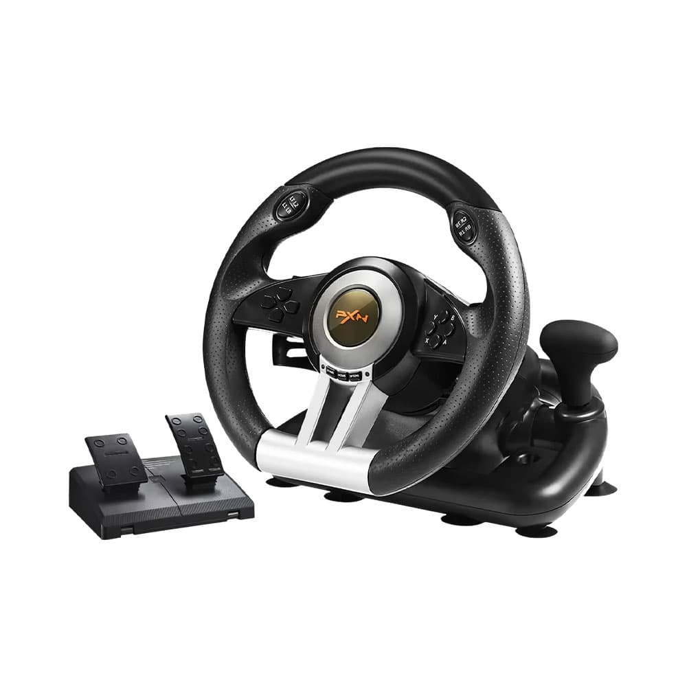 Volante Simulador Pxn V3 Pro com Pedais Preto
