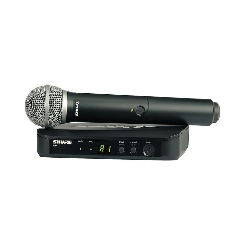 Sistema de Microfone Sem Fio Shure BLX24/PG58-J10 Preto