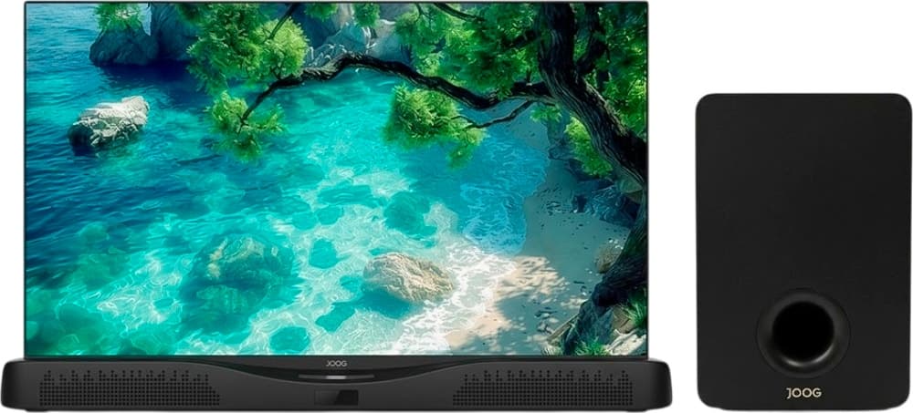 Smart TV Joog 32" Sbtv1 LED HD Android com Soundbar + Subwoofer Preto