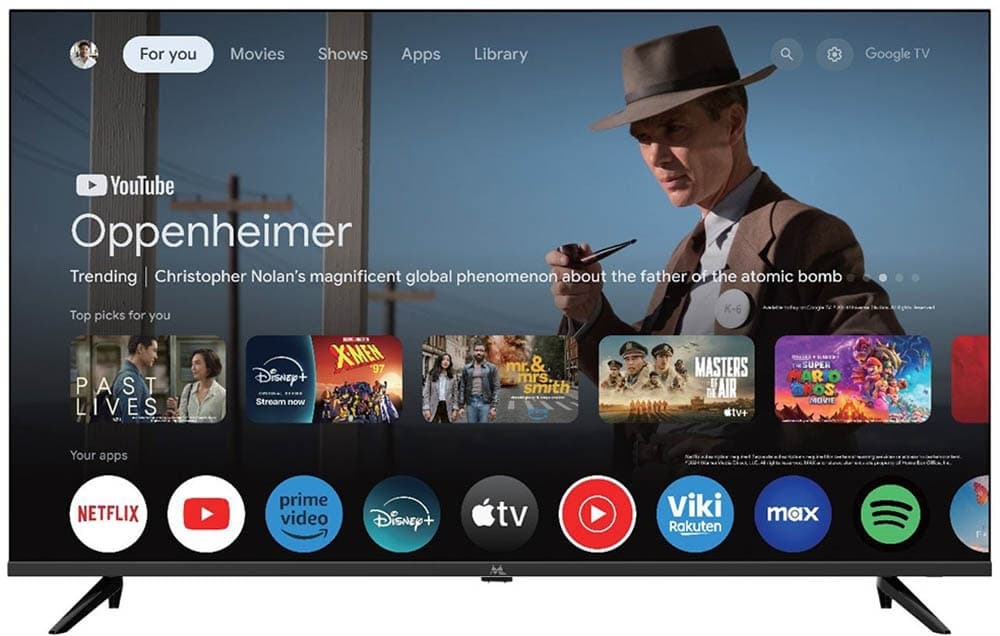 Smart TV LED Mtek 43" MK43FSGF FHD Bluetooth/WiFi/Google TV