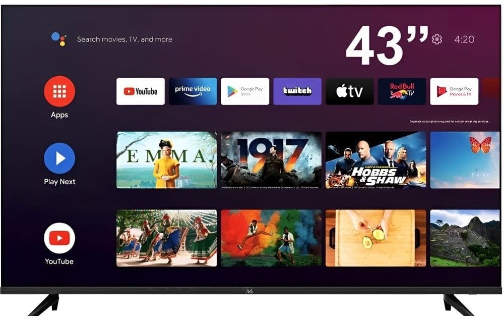 Smart TV LED Mtek 43" MY43FSPF FHD/WiFi/Android