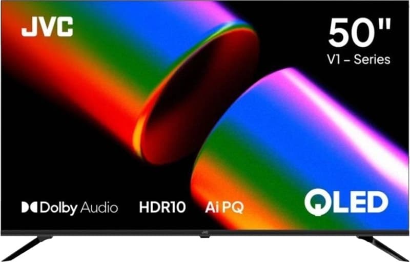 Smart TV QLED Jvc 50" LT50KM758 4K UHD Bluetooth/Wi-Fi/Google TV