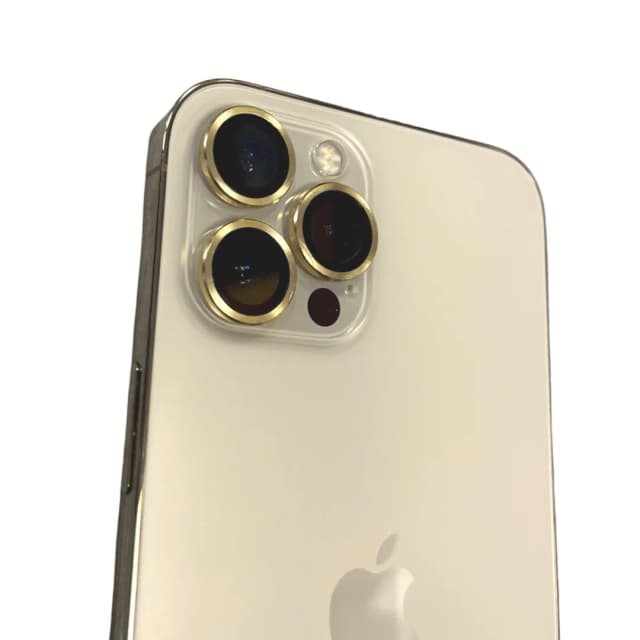 Protetor de Câmera Smart Vision para iPhone 16 Max/Max Diamante Dourado