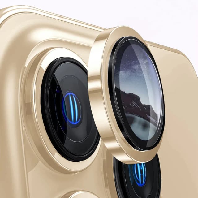 Protetor de Câmera Smart Vision Ring iPhone 16/Plus Dourado