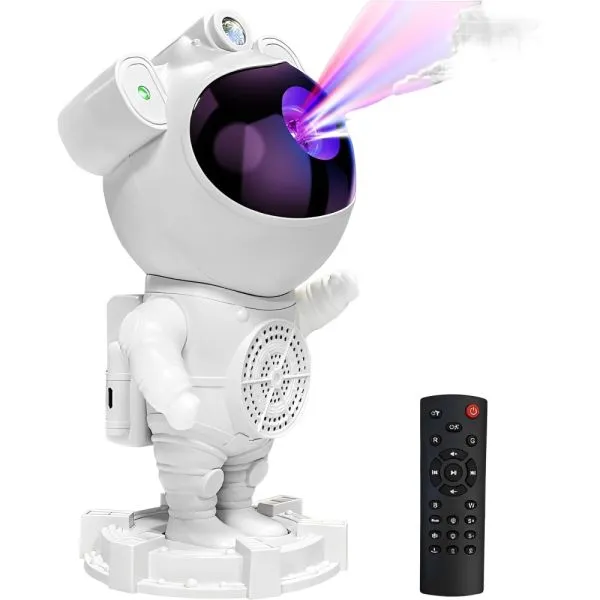 Projetor de Luz LED Smart Vision A03 Astronauta com Speaker