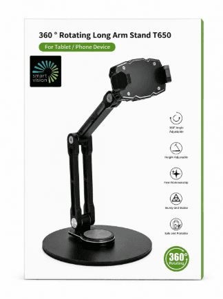 Smart Vision Soporte T650 Magnetico 360° Black