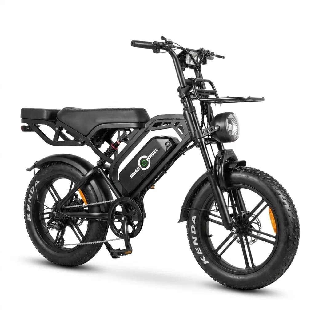 Patinete Elétrico Smart Wheel Ebike V20 Pro 1000W Cinza Escuro