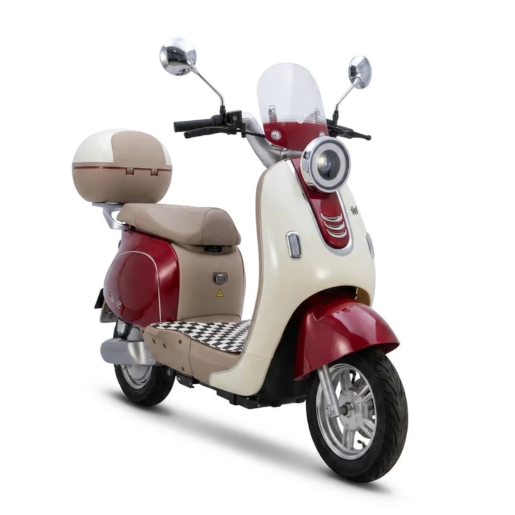 Moto Elétrica Smart Wheel Cappuccino Vermelho 1000W 48V/20Ah