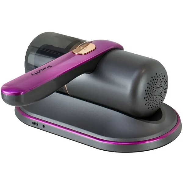 Aspirador Portátil Smartfy App01 Recarregável 68W 185ml Preto/lilás