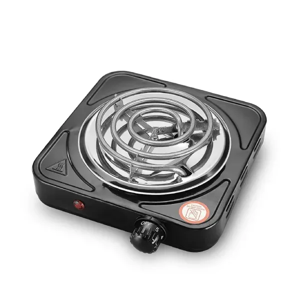 Fogão Elétrico Smartfy FG01B 1 Boca Espiral 1000W 220V 50/60Hz Preto