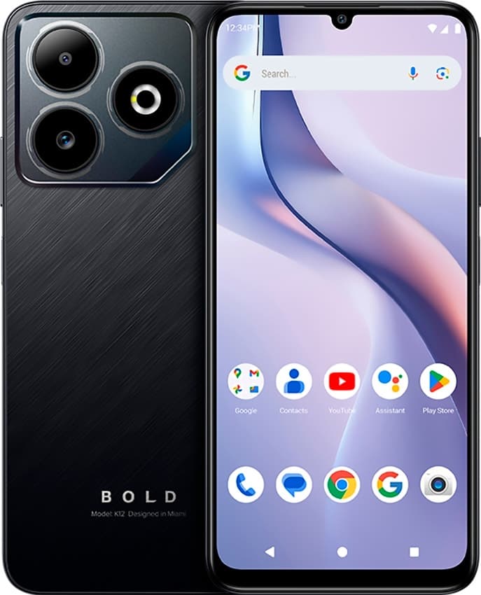 Celular Blu Bold K12 Dual Sim LTE 6.8" 4GB/128GB Preto