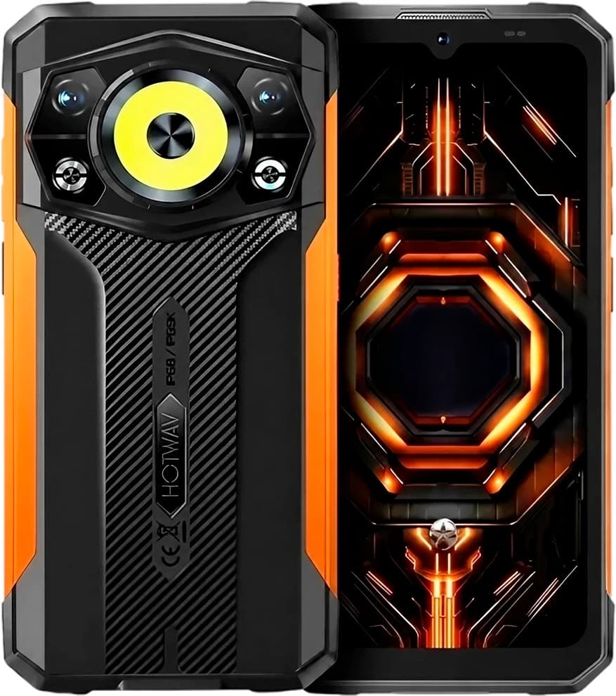 Celular Hotwav Cyber 17 LTE Dual Sim 6.75" 6/128GB Laranja Terra