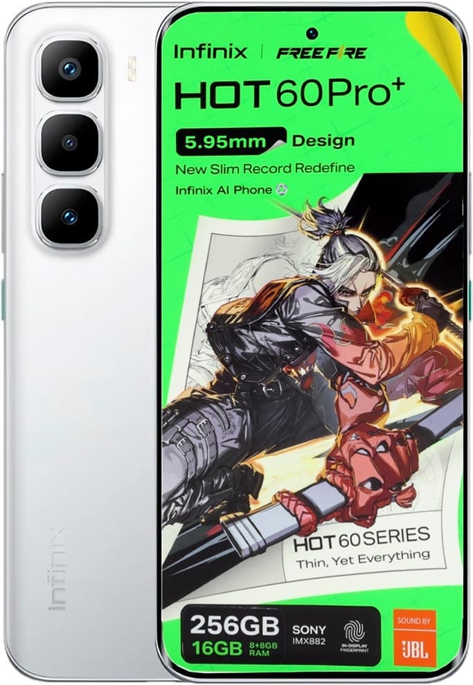 Celular Infinix Hot 60 Pro+ LTE Dual Sim 6.78" 8GB/256GB Prateado