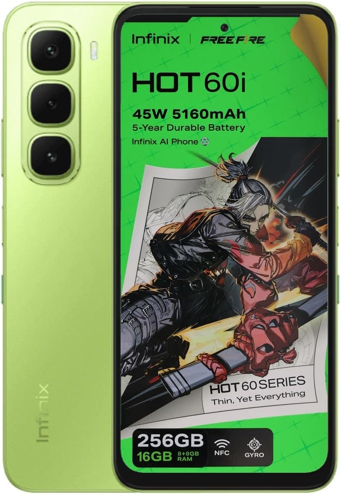 Celular Infinix Hot 60I LTE Dual Sim 6.70" 8GB Expansível/256GB Verde