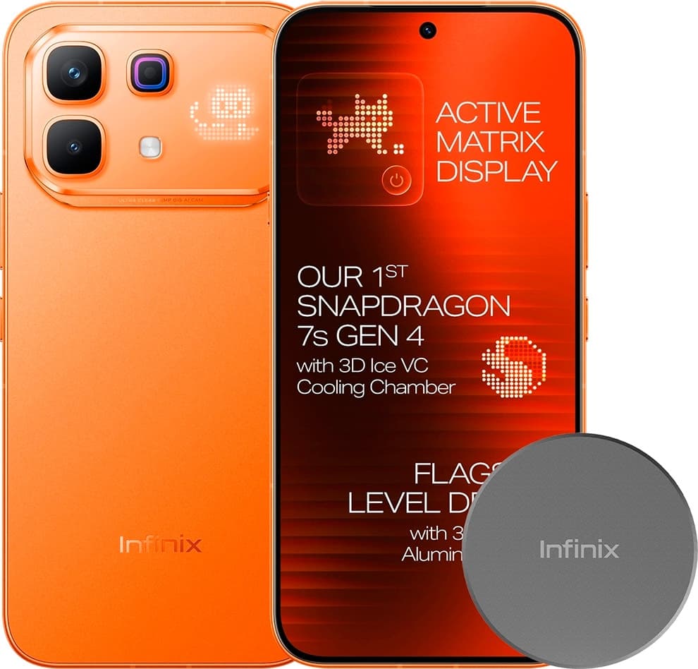 Celular Infinix Note 60 Pro 5G Dual Sim 6.78" 8GB/256GB Solar Orange + Magpad 30W