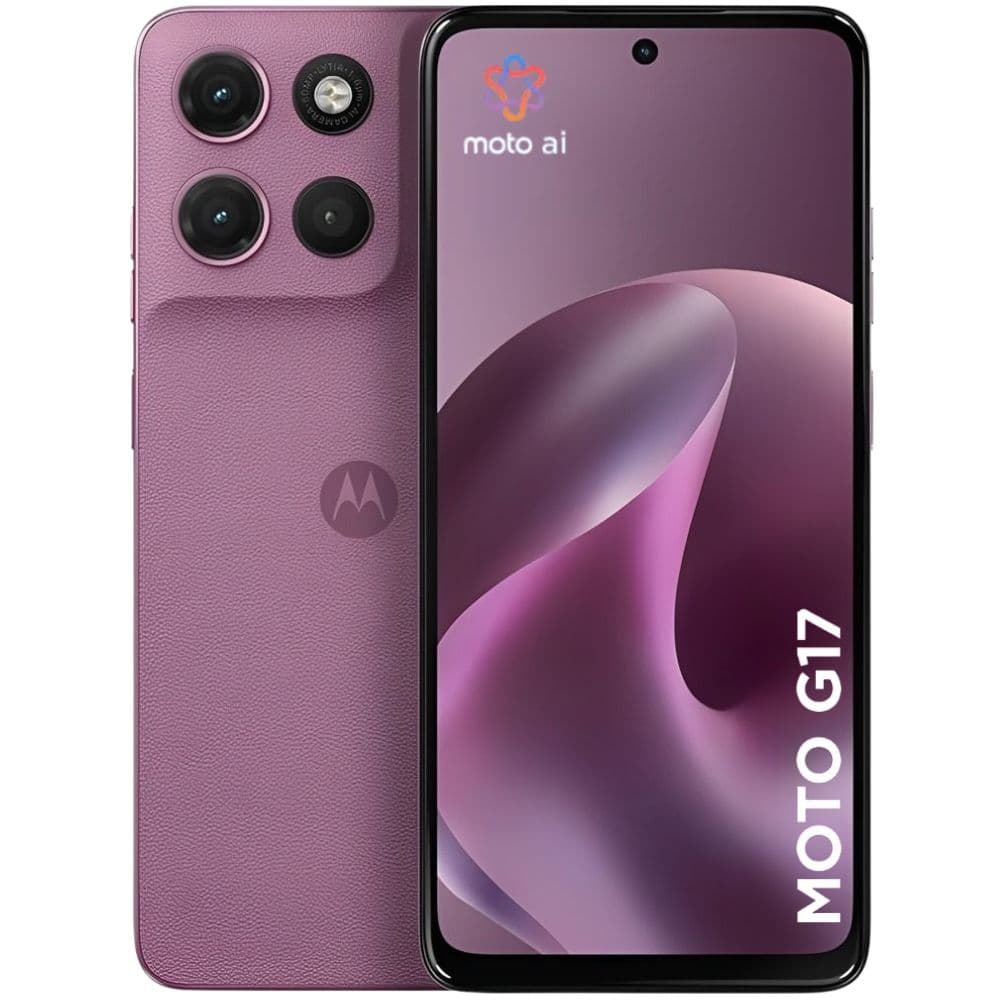 Celular Motorola Moto G17 Xt2623-1 Ds LTE 6.72" 4/256GB Bordeaux (Rosa)
