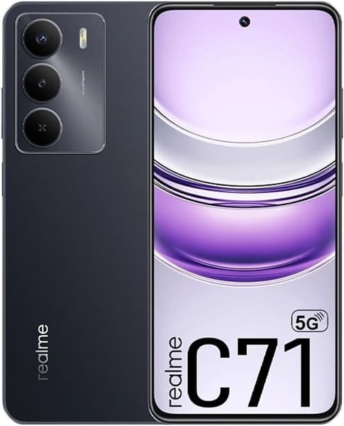 Celular Realme C71 5G Dual Sim 6.67" 6GB/128GB Carbon Black