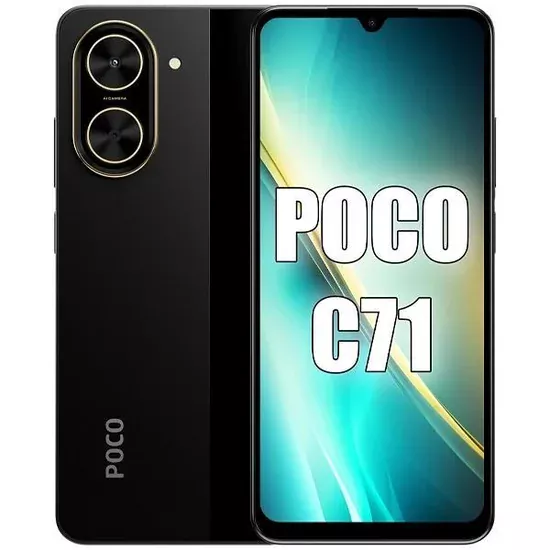 Celular Xiaomi Poco C71 64GB 3GB Preto Global