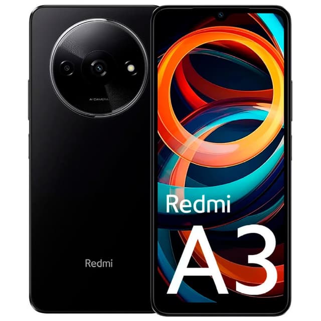 Celular Xiaomi Redmi A3 Dual Sim 3GB+64GB 6.71″ Os 14 – Preto Meia Noite