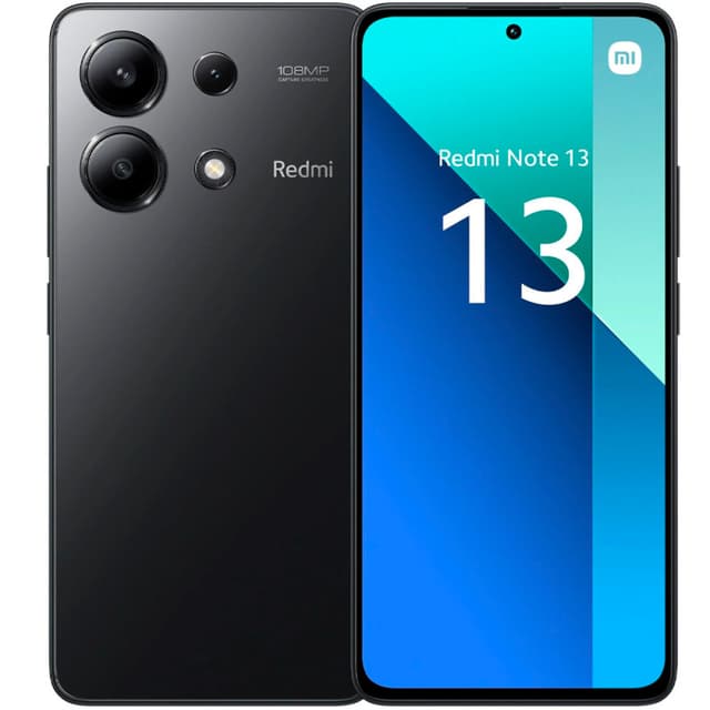 Celular Xiaomi Redmi Note 13 Dual Sim 6GB+128GB 6.67″ – Preto Meia Noite